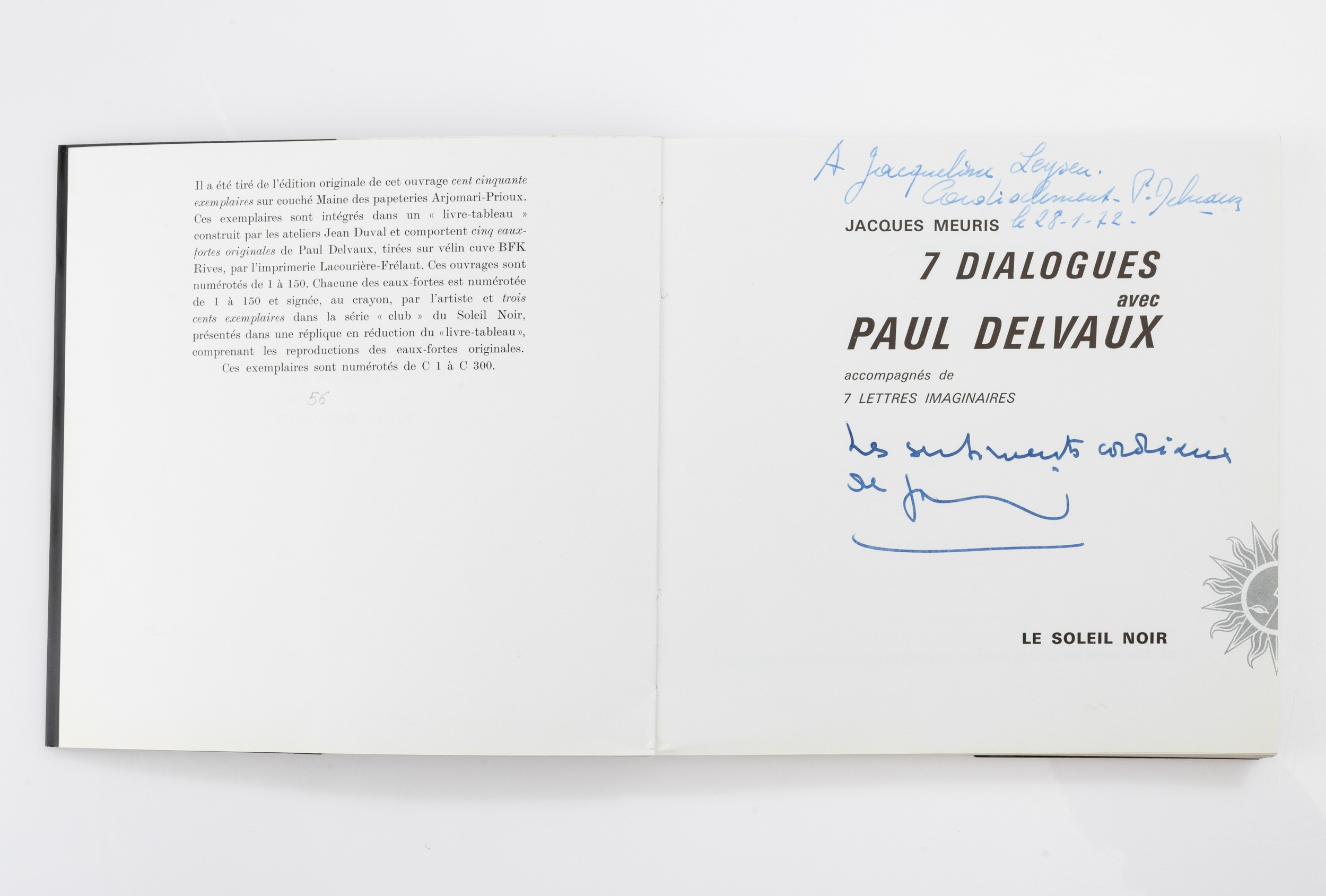Paul Delvaux - Jacques Meuris - Paul Delvaux, Jacques Meuris, 7 dialogues con Paul Delvaux — volu...