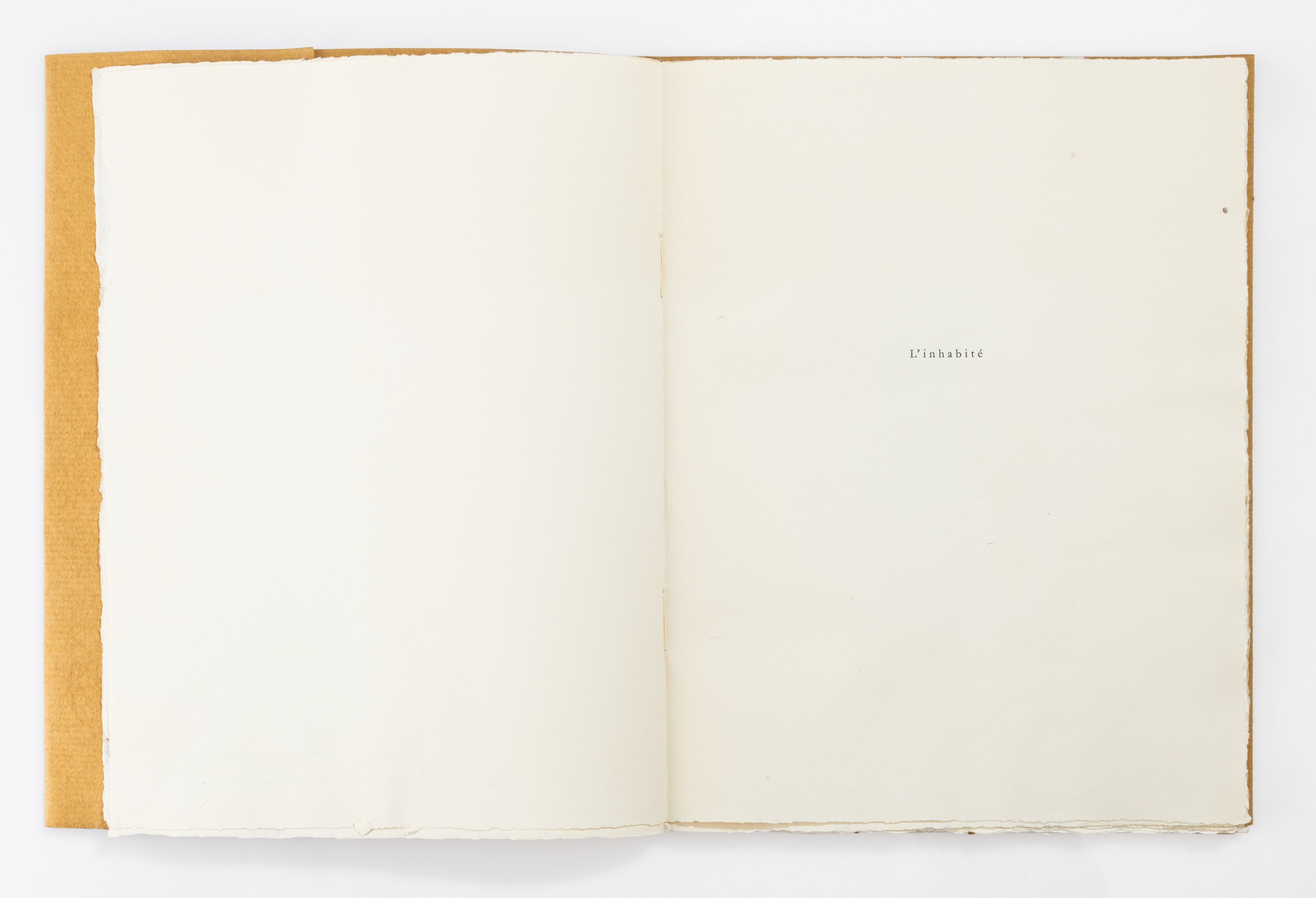 Alberto Giacometti - André Du Bouchet - L’Inhabité
