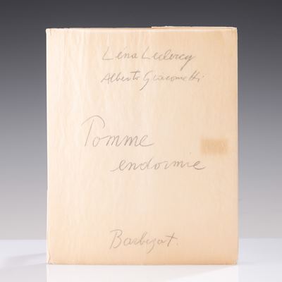 Giacometti, Pomme endormie