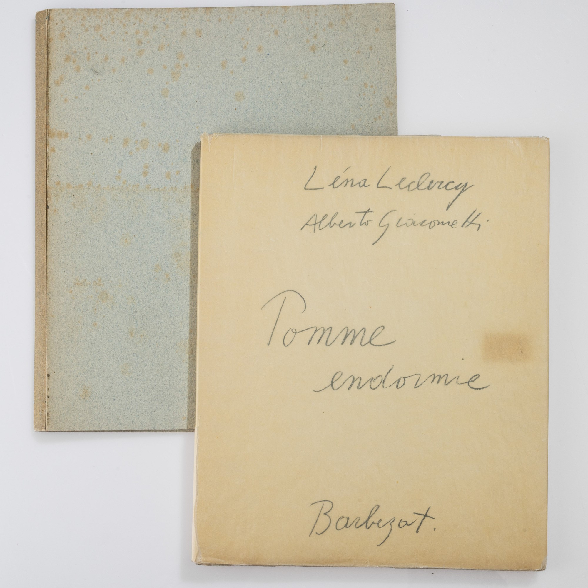 Alberto Giacometti - Léna Leclercq - Giacometti, Pomme endormie