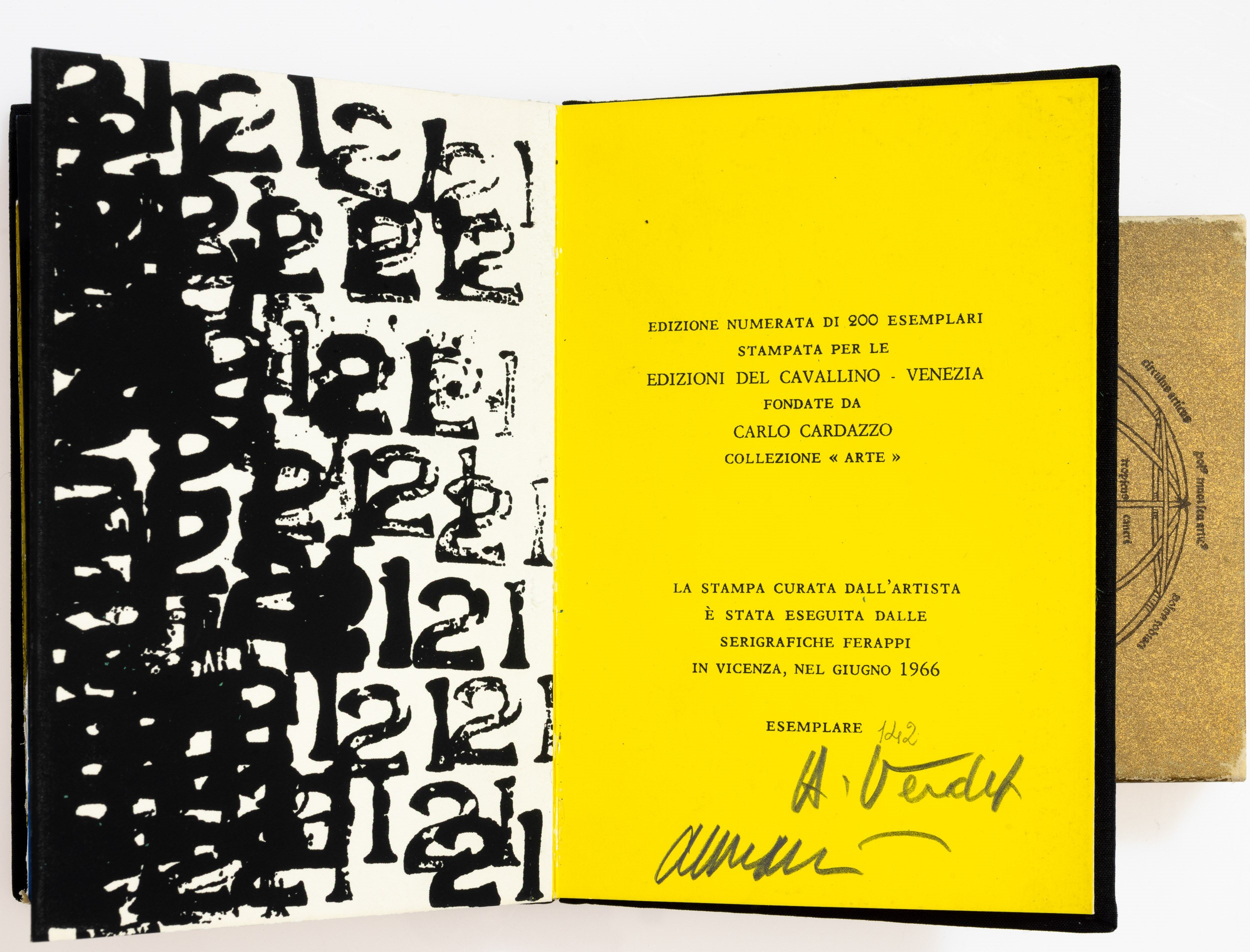 Arman - André Verdet - Equinoxes, leporello firmato e numerato (1966)