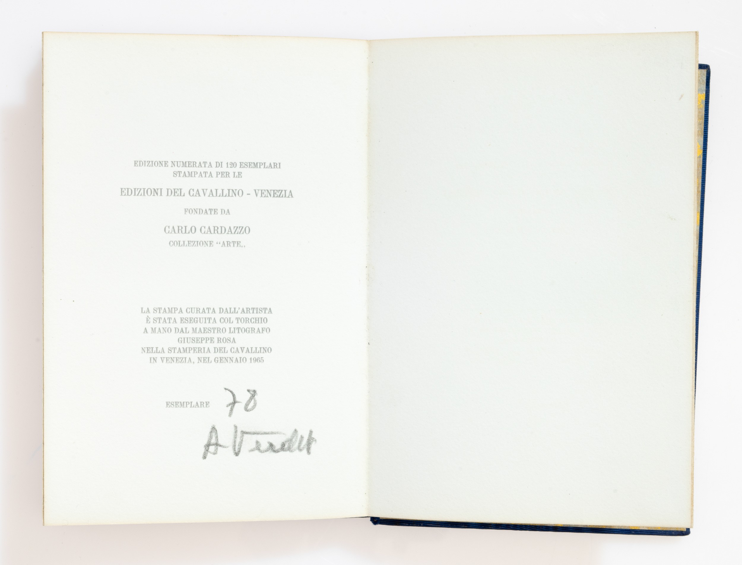 André Verdet - Formes et paroles, leporello firmato e numerato