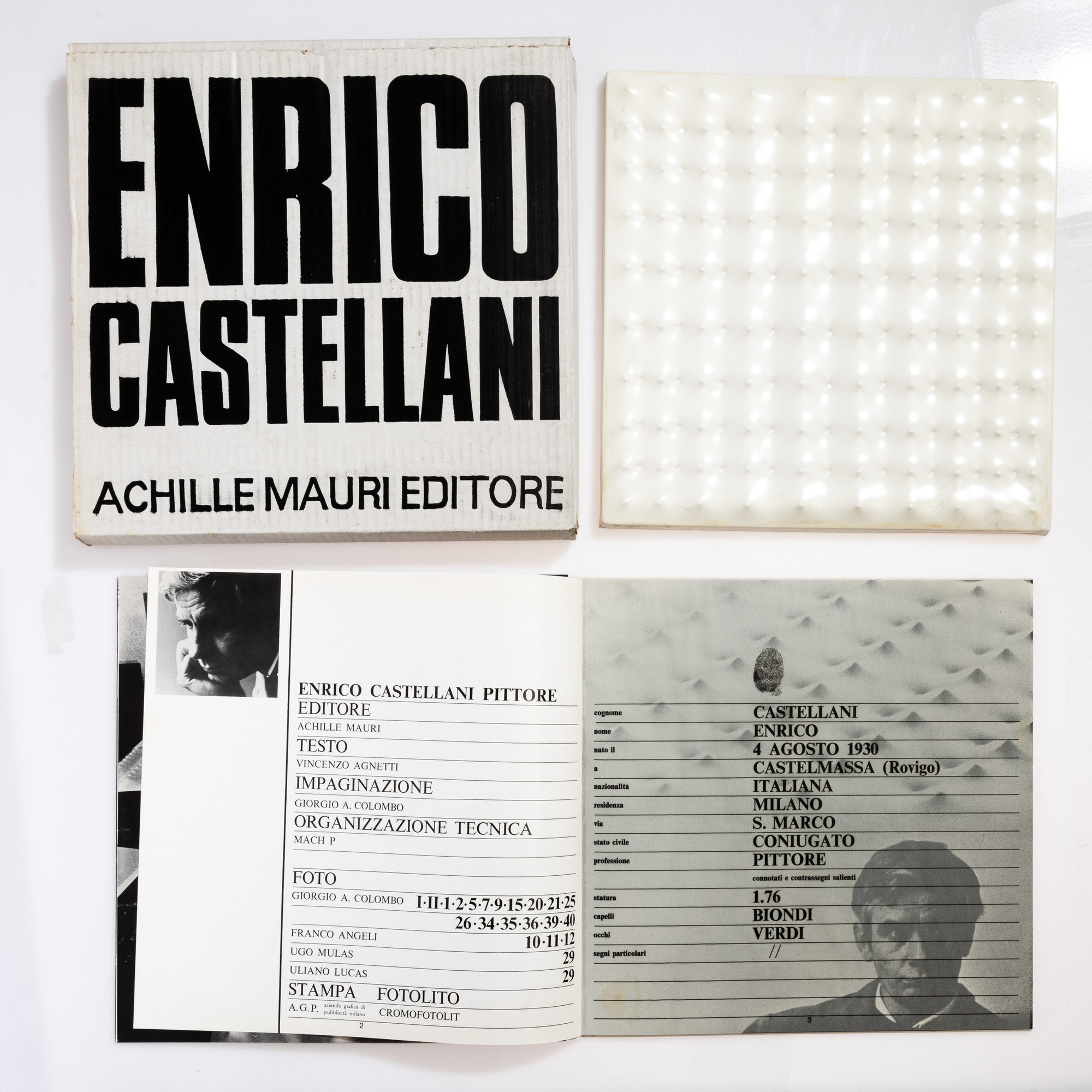 Enrico Castellani - Enrico, Multiplo in PVC di Estroflessione