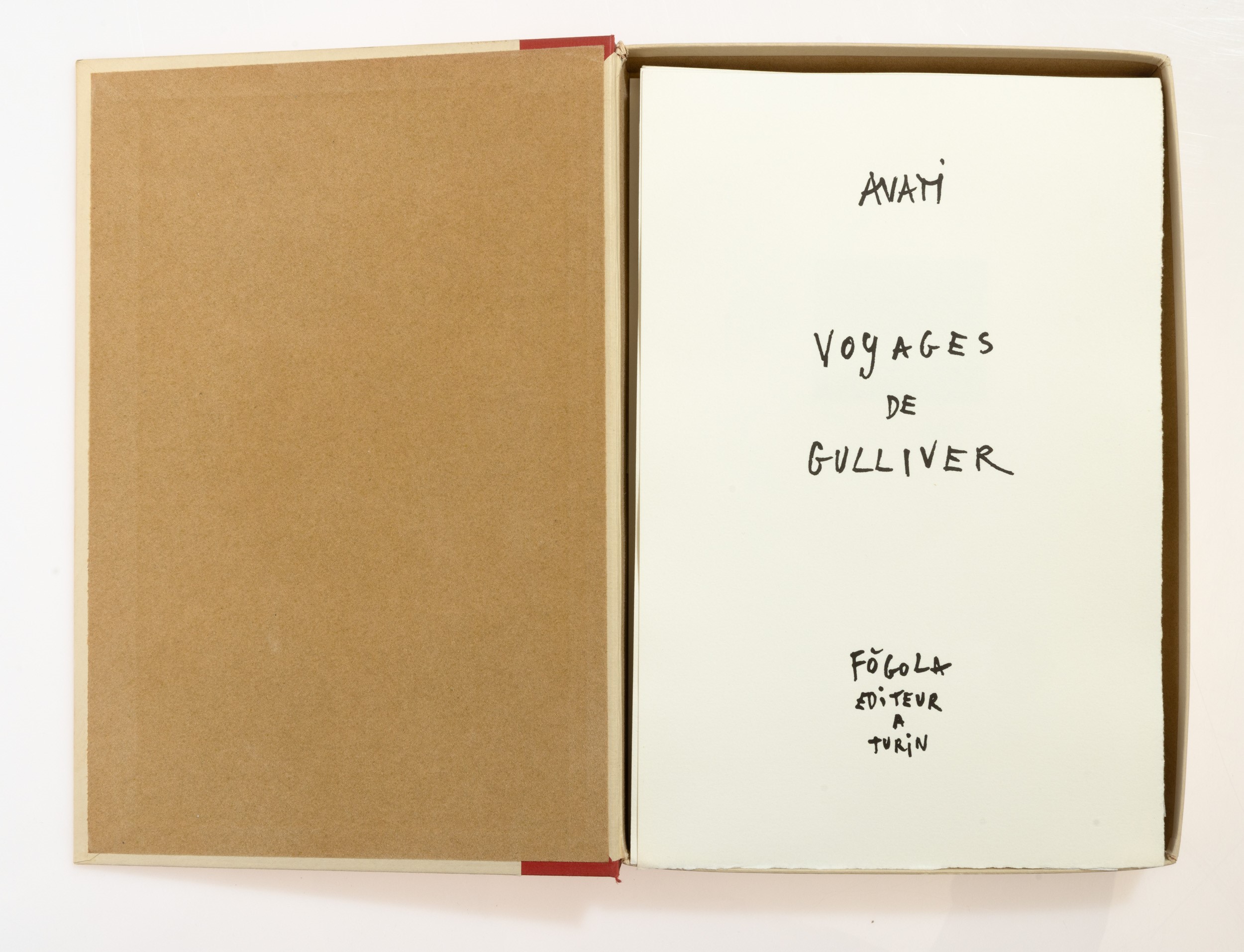 Mario Avati - Voyages de Gulliver (libro d’artista con incisioni, es. 49/100)