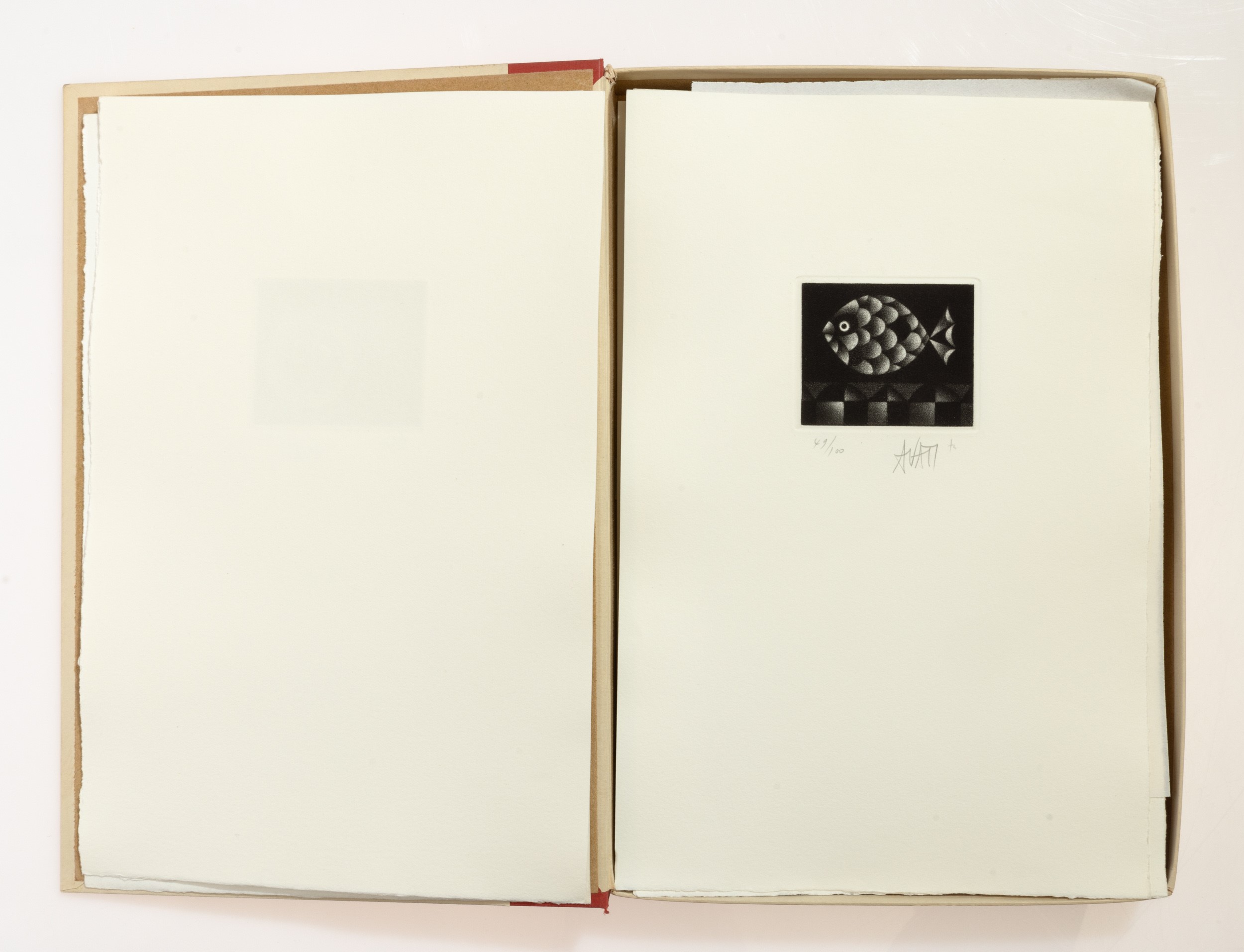 Mario Avati - Voyages de Gulliver (libro d’artista con incisioni, es. 49/100)