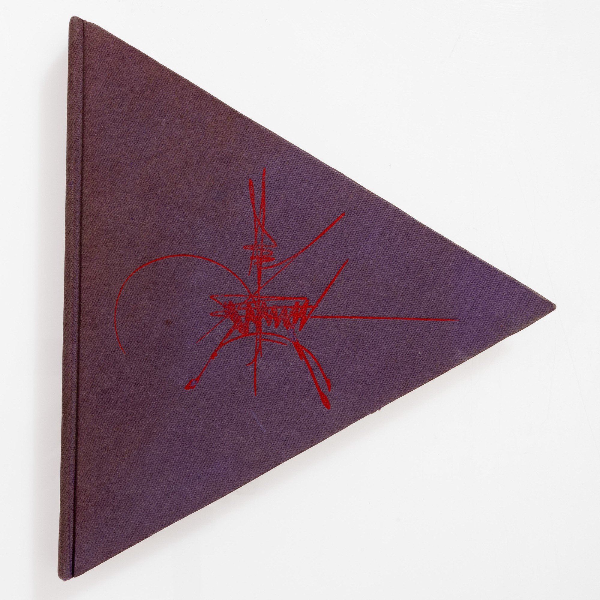 Georges Mathieu - Le Privilège d'être (edizione originale, offset, forma triangolare)