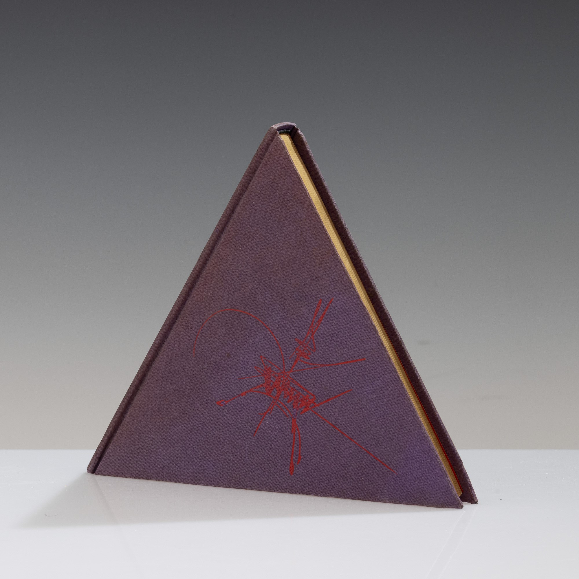 Georges Mathieu - Le Privilège d'être (edizione originale, offset, forma triangolare)