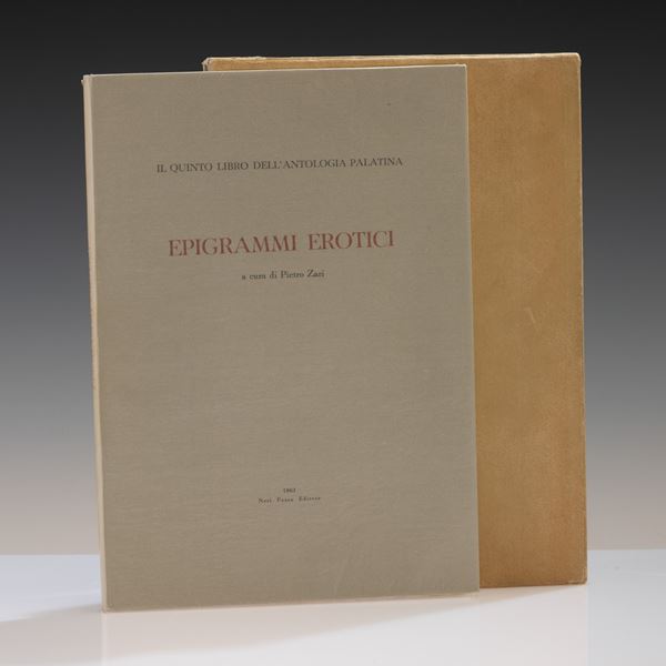 Epigrammi erotici a cura di Pietro Zari