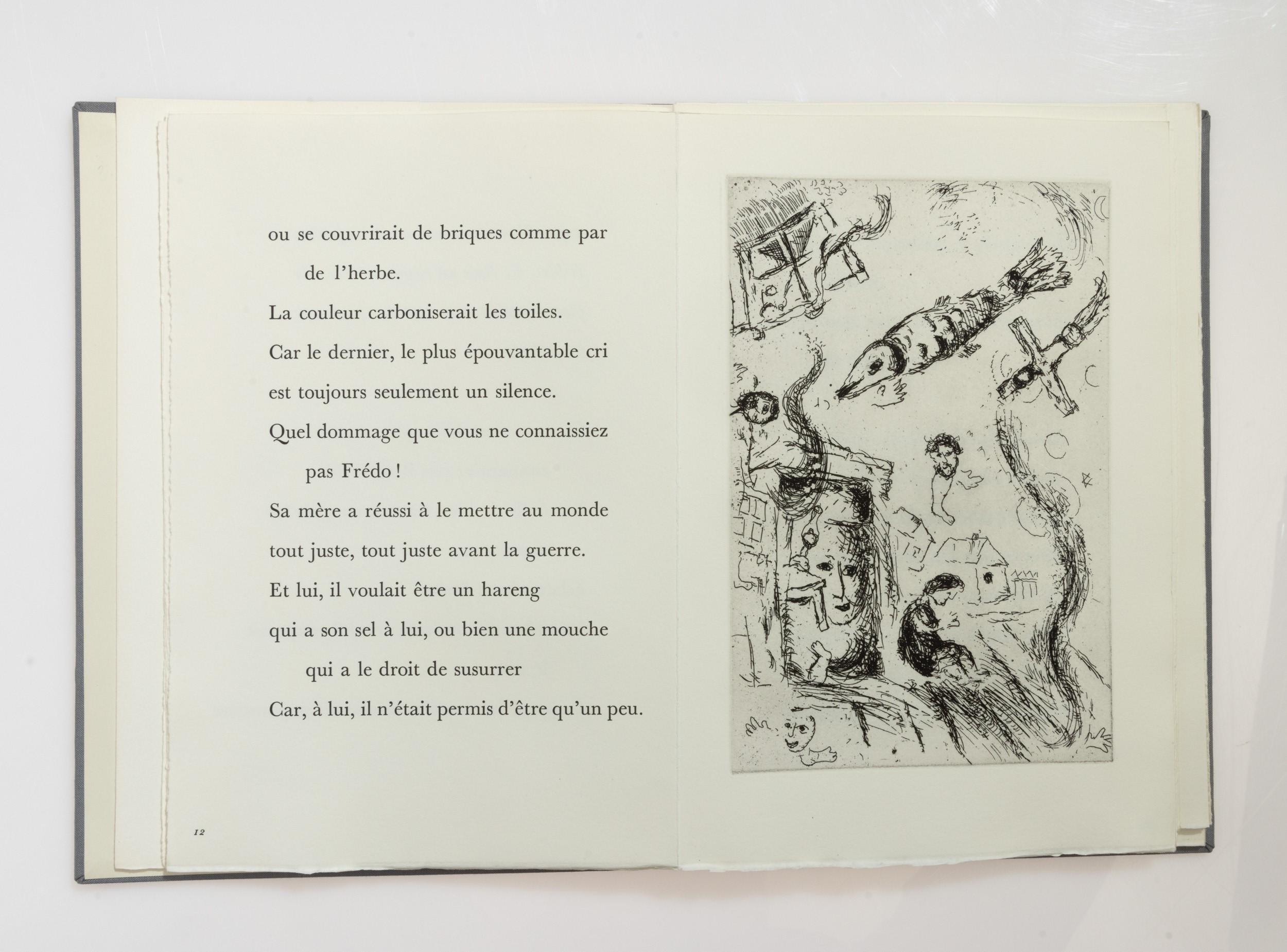 Marc Chagall - Jerzy Ficowski - Chagall, Marc; Ficowski, Jerzy, Lettre à Marc Chagall, libro d'ar...