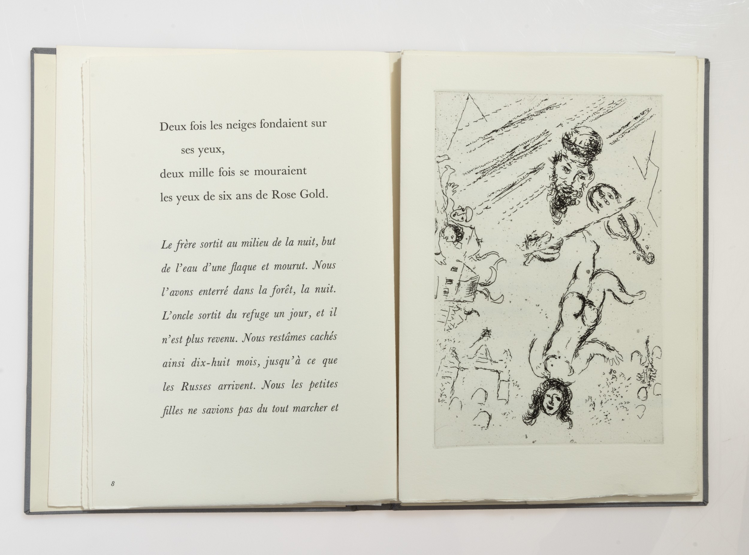 Marc Chagall - Jerzy Ficowski - Chagall, Marc; Ficowski, Jerzy, Lettre à Marc Chagall, libro d'ar...