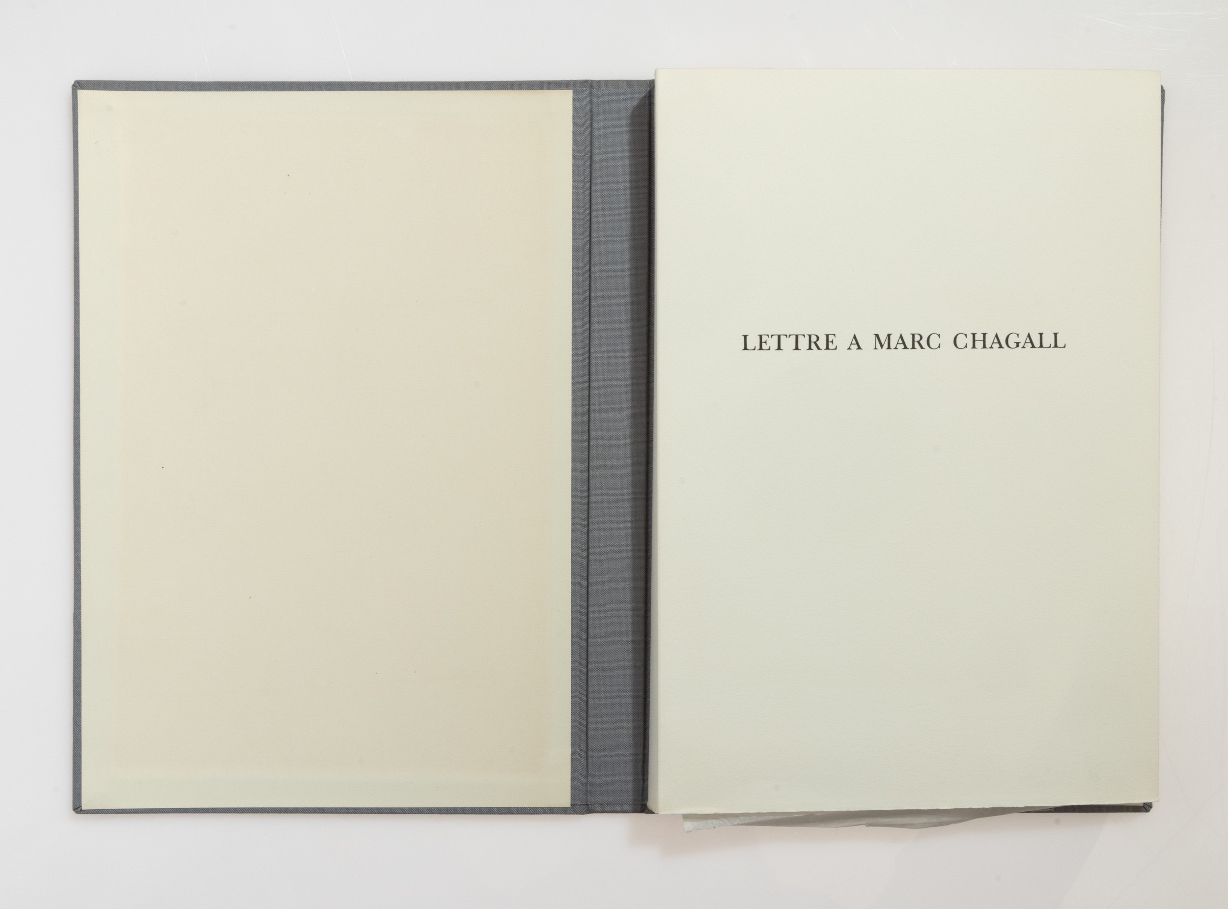 Marc Chagall - Jerzy Ficowski - Chagall, Marc; Ficowski, Jerzy, Lettre à Marc Chagall, libro d'ar...