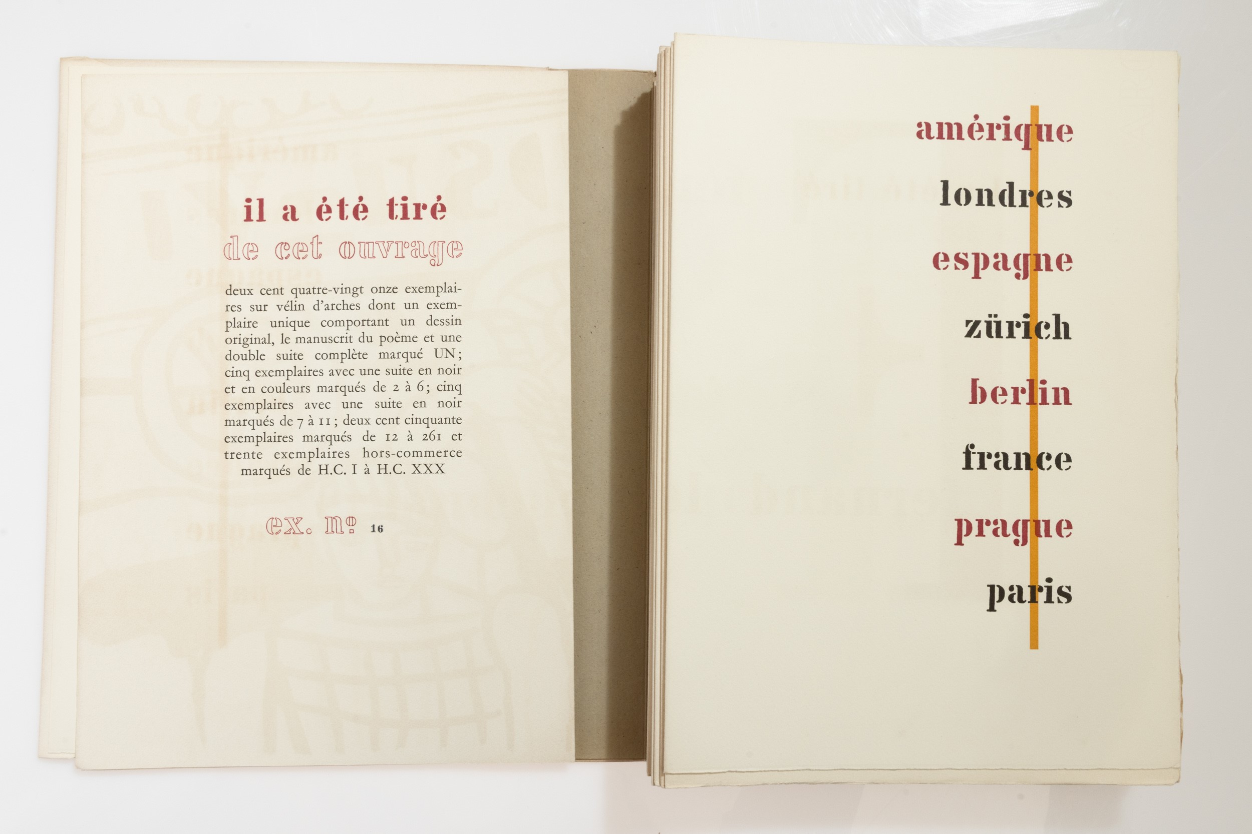 Fernand Léger - Mes Voyages. Libro d’artista con litografie