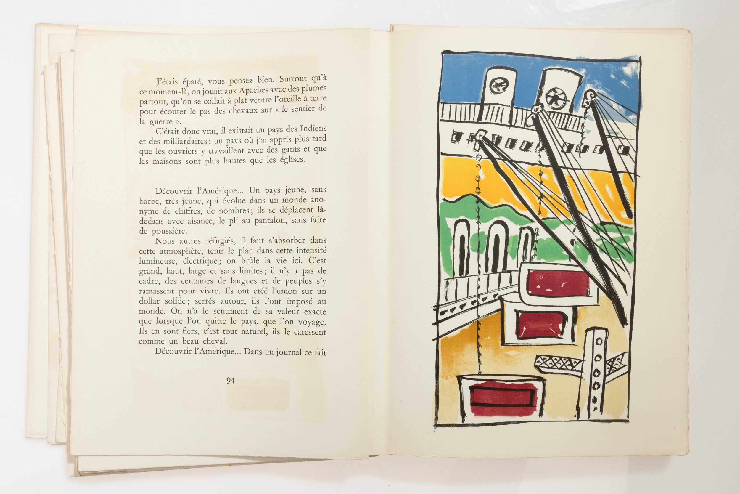Fernand Léger - Mes Voyages. Libro d’artista con litografie