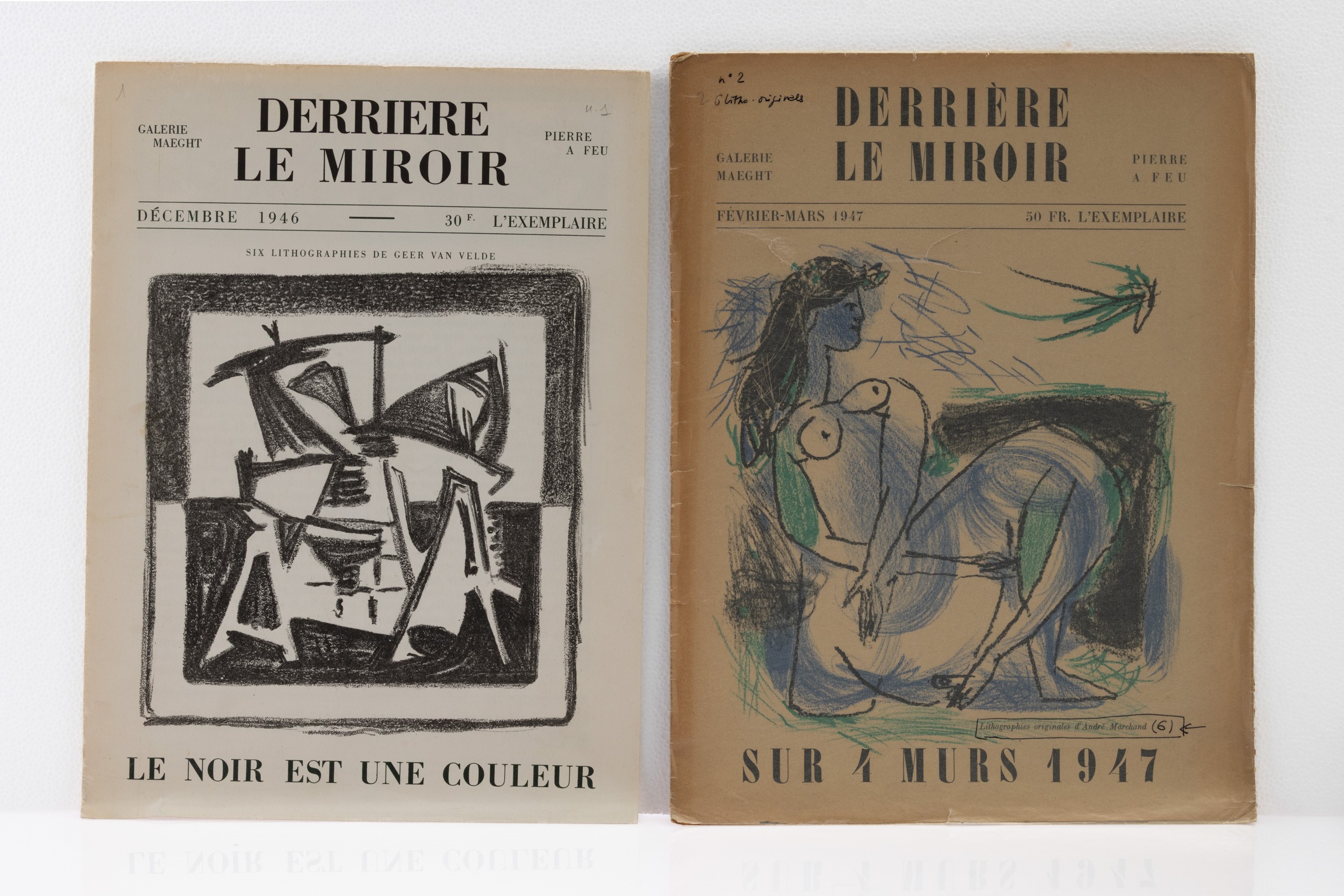 Artisti Vari - Derrière le Miroir — serie di litografie e illustrazioni a colori (Maeght, Parigi)