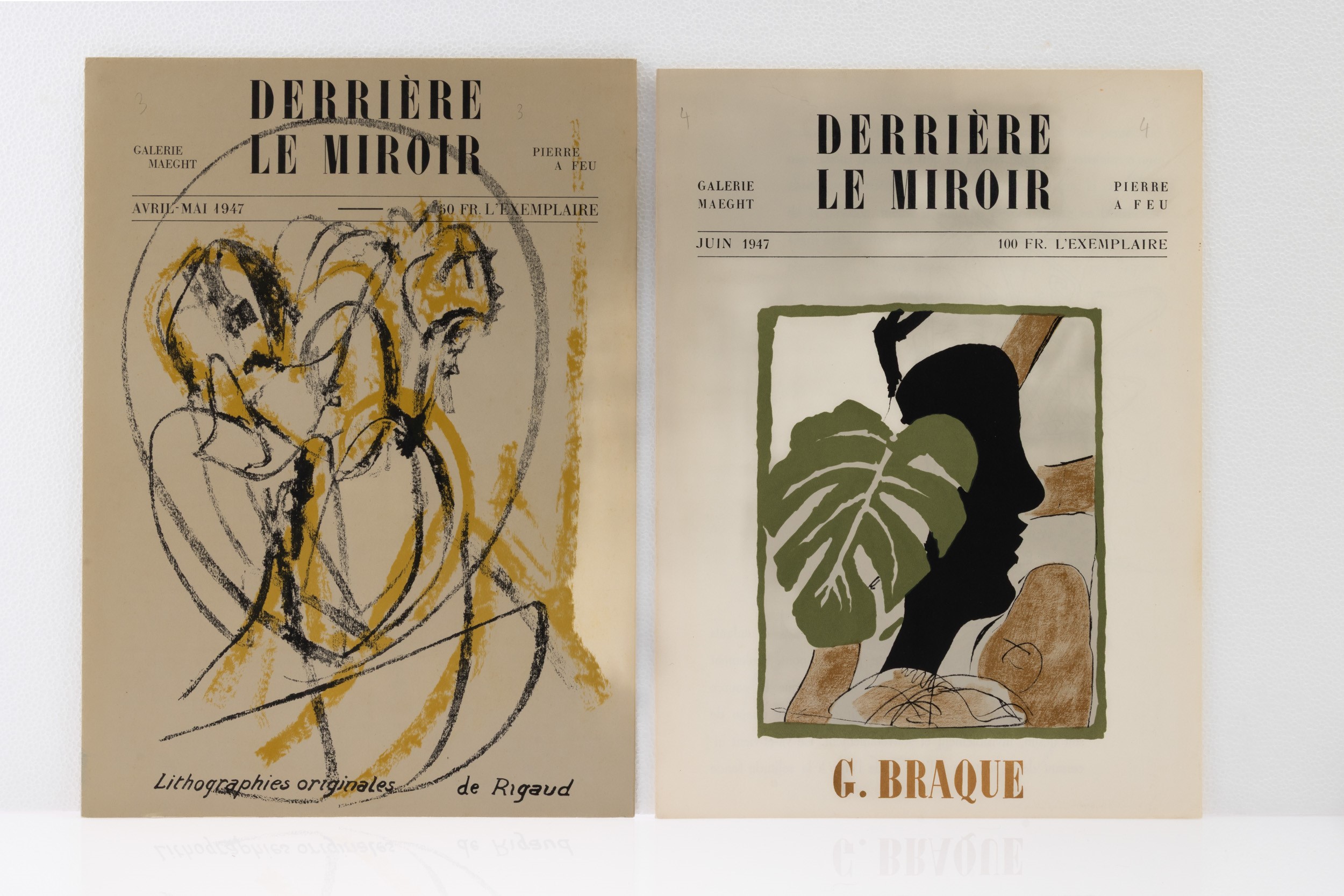 Artisti Vari - Derrière le Miroir — serie di litografie e illustrazioni a colori (Maeght, Parigi)