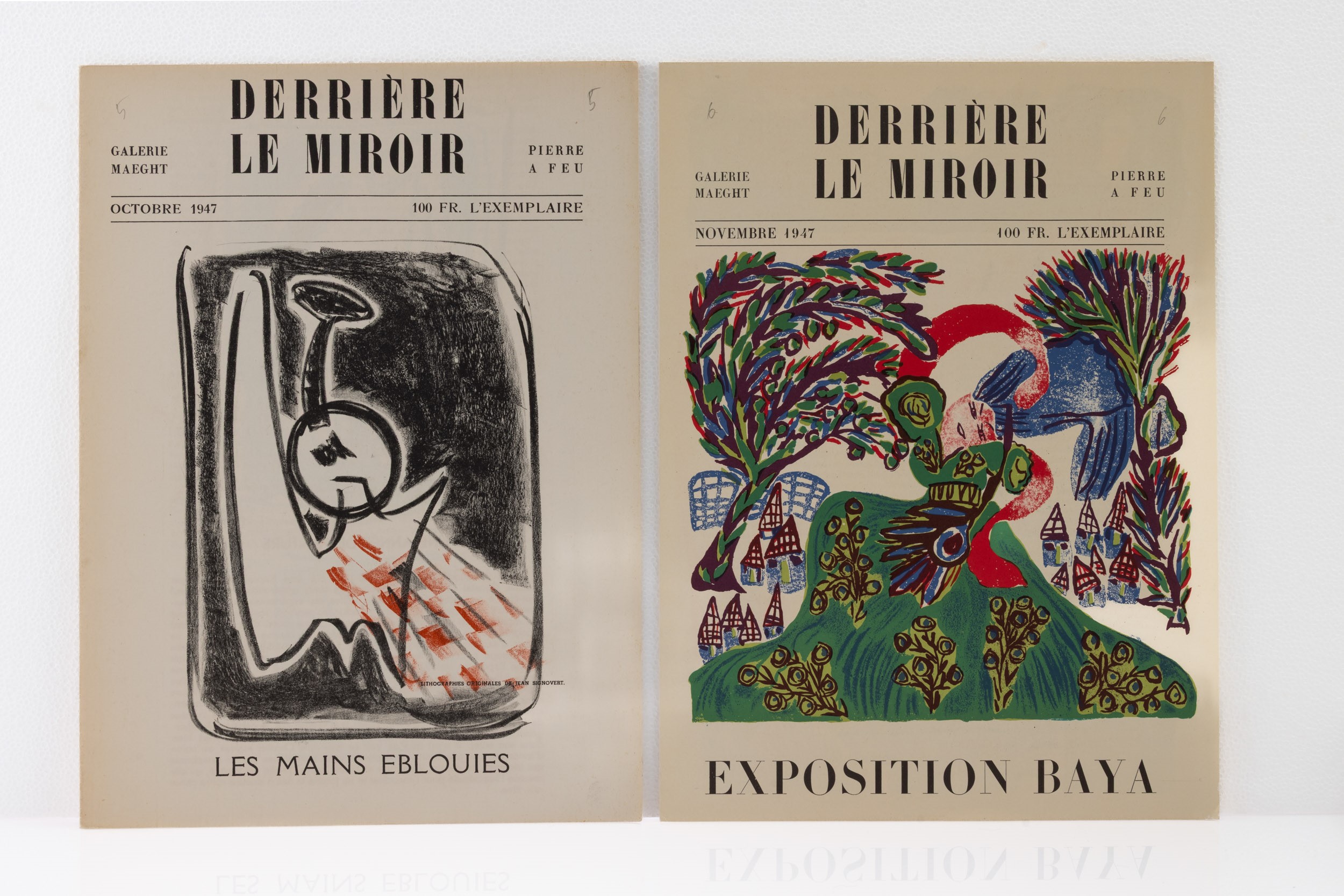 Artisti Vari - Derrière le Miroir — serie di litografie e illustrazioni a colori (Maeght, Parigi)