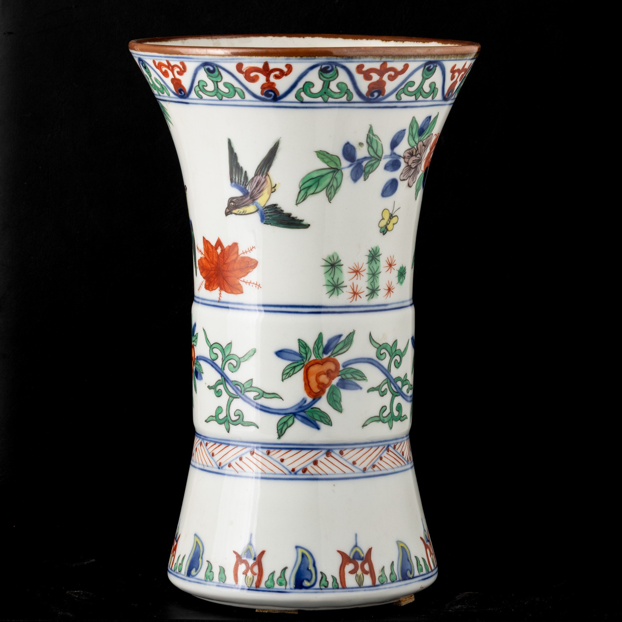 Vaso in porcellana in stile Doucai, Cina, XX secolo