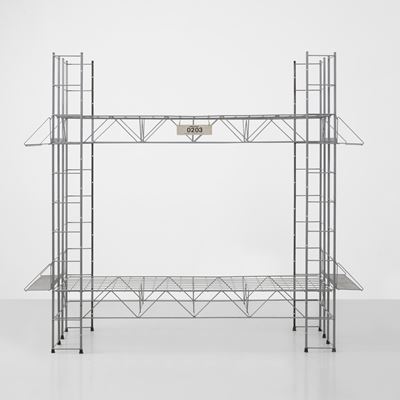 Letto mod. Abitacolo (struttura modulare in metallo)