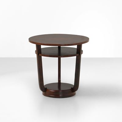 Produzione italiana, Tavolo occasionale in legno e impiallacciato (1930 ca.)