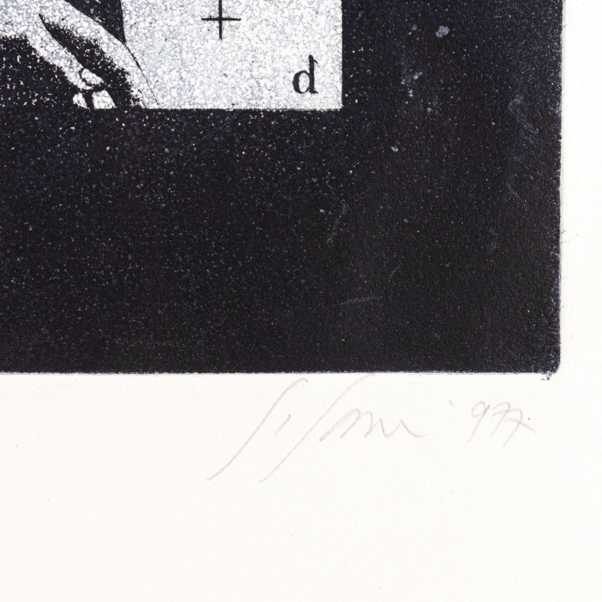 Sergio Sarri - Senza titolo (litografia) — 1977