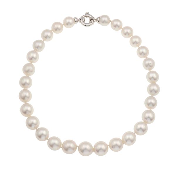 Australian pearl and gold necklace