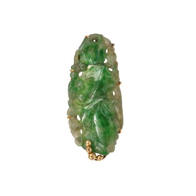 Spilla con Giadeite Incisa