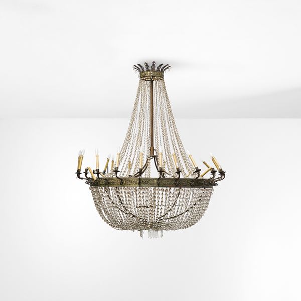 Grande lampadario in stile Impero. XIX-XX secolo