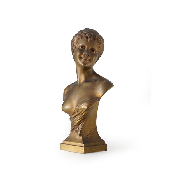 Alexandre Charpentier (da) Busto femminile