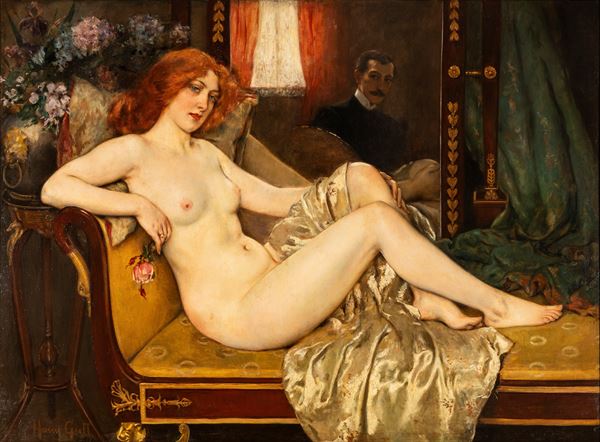 Nudo sul divano