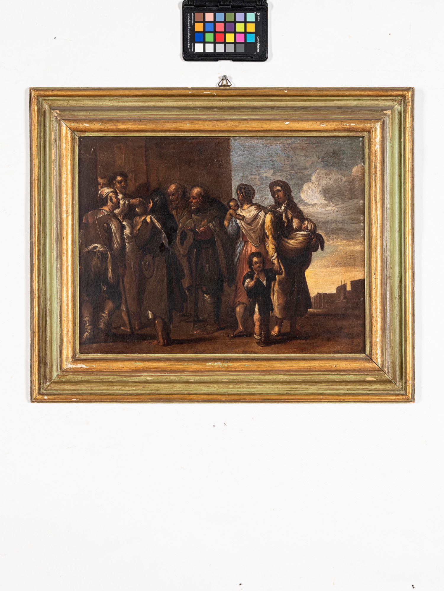 Cornelius De Wael - Scene di genere con popolani e pastori, coppia di dipinti