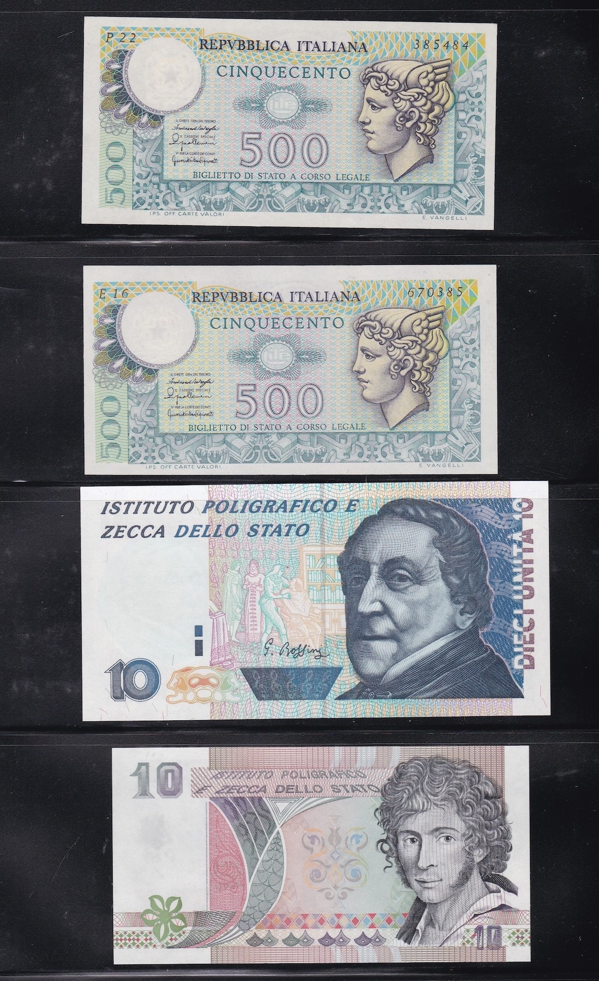 Raccolta di banconote e biglietti di banca, prevalentemente italiane e dell’area italiana (moltep...