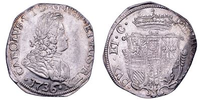 CARLO VI, Medaglia commemorativa del periodo imperiale, 1736