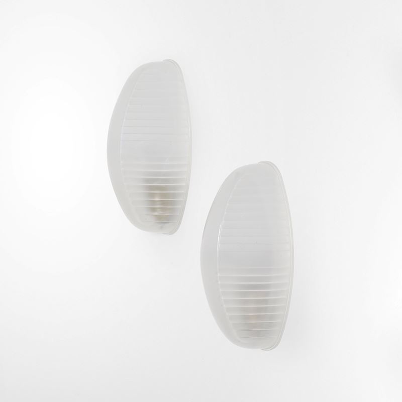 Due lampade da parete  - Auction 20th-century design - Cambi Casa d'Aste