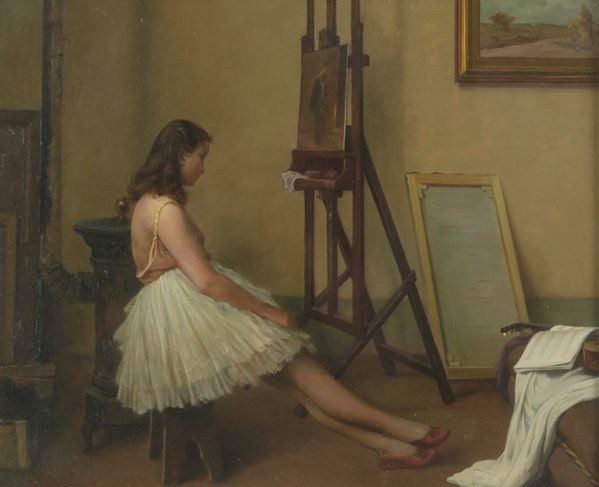 Ballerina nello studio