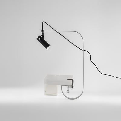 Lampada da tavolo a morsetto mod. Balestra