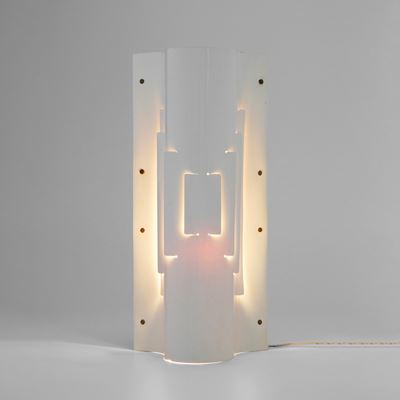 Scultura luminosa mod. D della serie Le Coquelicot