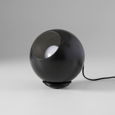 Lampada da tavolo mod. 586, alluminio orientabile