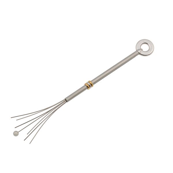 Champagne wisk. Signed Cartier, fitted case