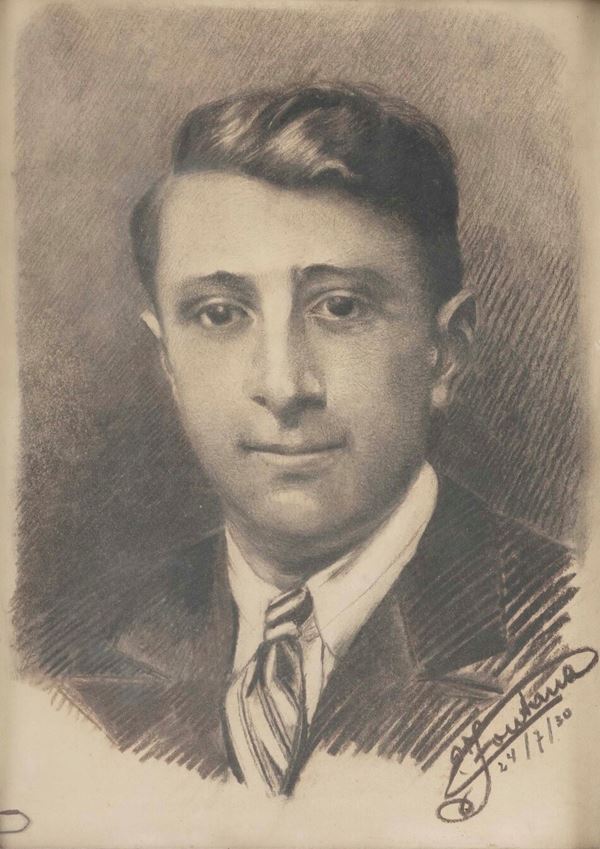 Carlo Fontana (XX secolo) Ritratto maschile