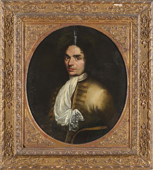 Scuola lombarda del XVIII secolo Ritratto di gentiluomo