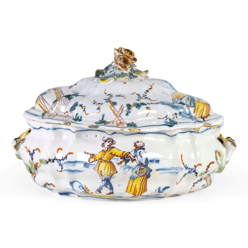 Zuppiera. Savona, Manifattura di Giacomo Boselli, 1770-1775 circa.  - Auction Italian Mansions - Cambi Casa d'Aste