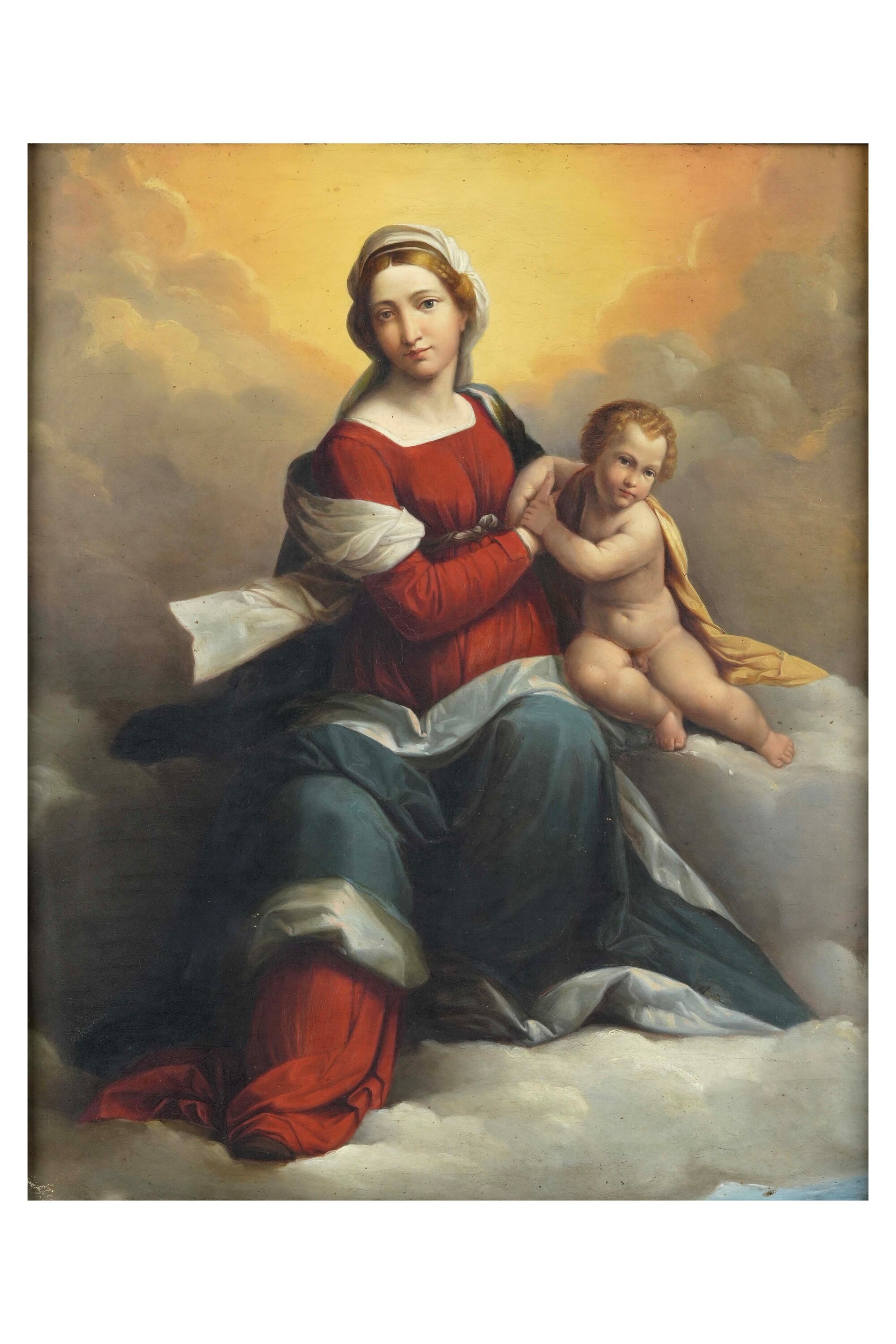 Benvenuto Tisi Detto il Garofalo - Madonna con Bambino, olio su tela