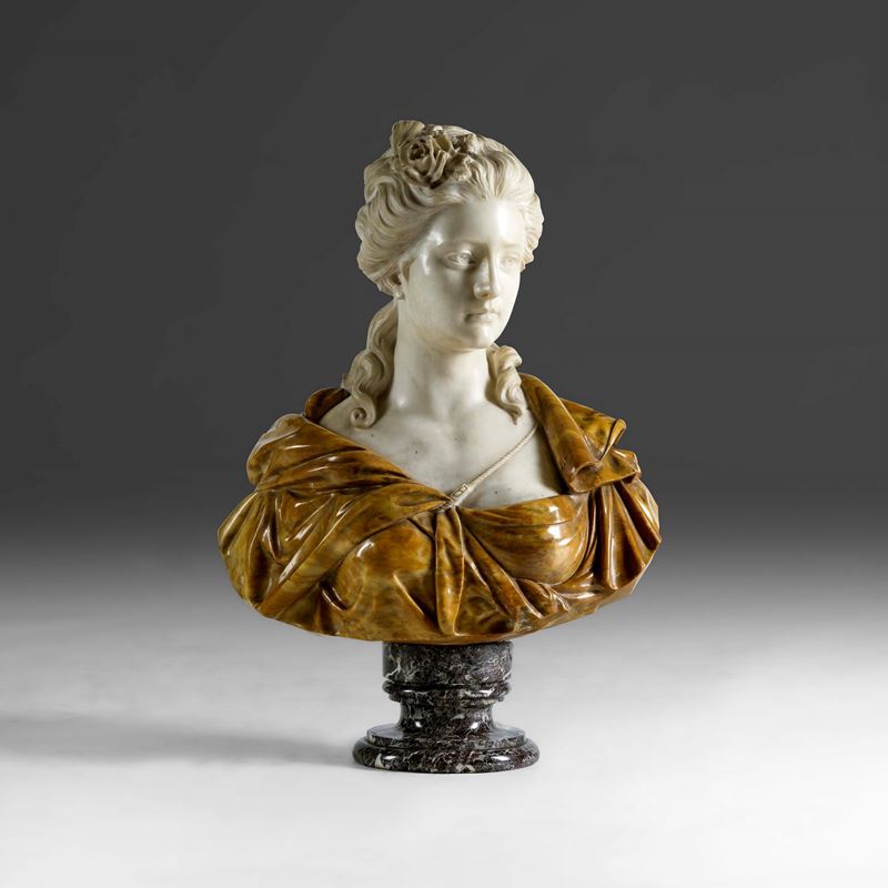 Scultore neoclassico del XIX secolo Gentildonna  - Auction Italian Mansions - Cambi Casa d'Aste