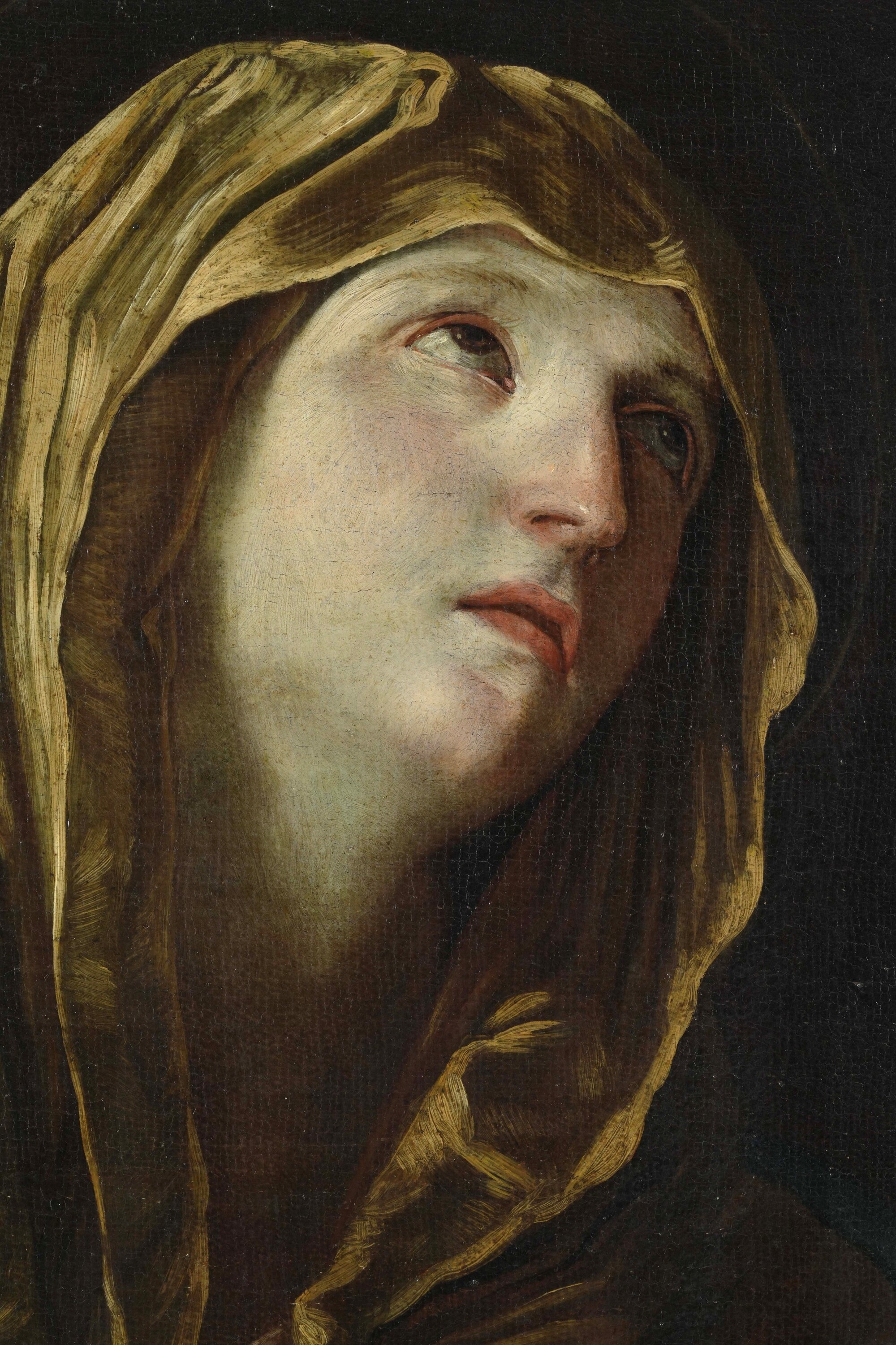Scuola emiliana del XVII-XVIII secolo, Madonna orante, olio su tela