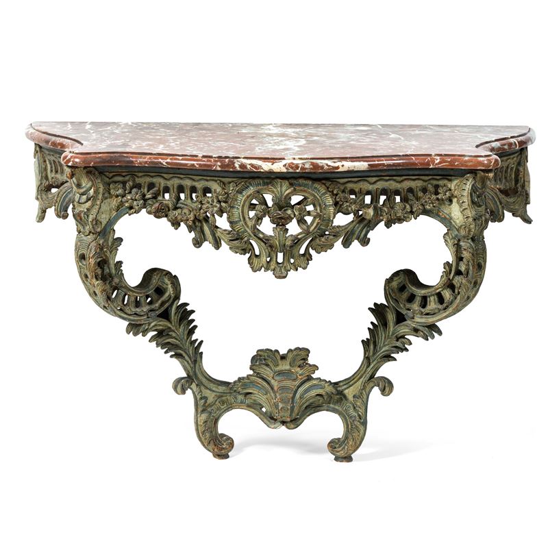Console a goccia. Francia, XVIII secolo  - Auction Italian Mansions - Cambi Casa d'Aste