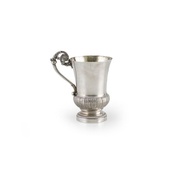 Mug. Milano XIX secolo. Argentiere Emanuele Caber