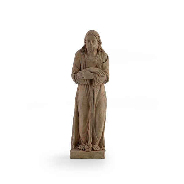 Plasticatore italiano del XVIII secolo Cristo penitente