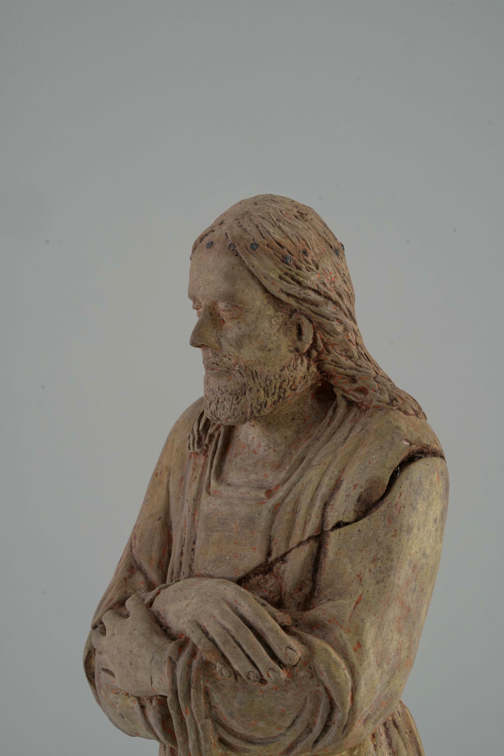 Plasticatore italiano del XVIII secolo Cristo penitente