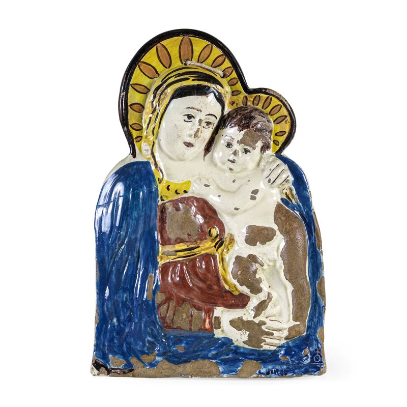 Targa devozionale. Romagna, XIX o XX secolo.  - Auction Italian Mansions - Cambi Casa d'Aste