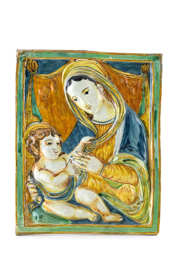 Targa devozionale.<BR>Umbria o Lazio, fine del XVIII secolo.